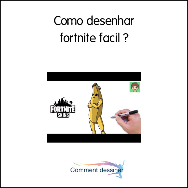 Como desenhar fortnite facil